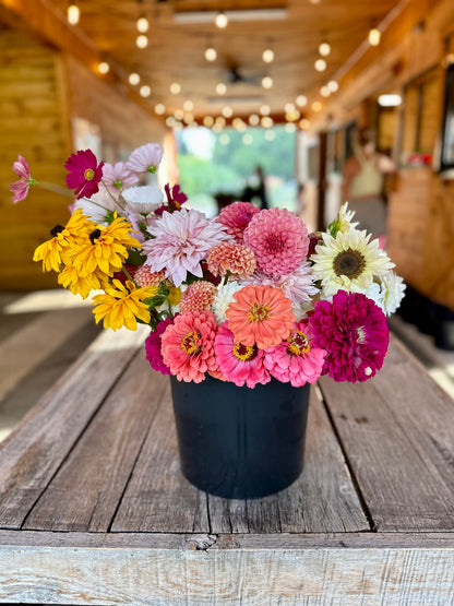 Bucket: Mixed Blooms (60 Stems)